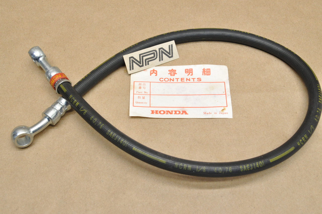 NOS Honda 1977-78 GL1000 Gold Wing Front Brake Line Hose B 45126-371-660