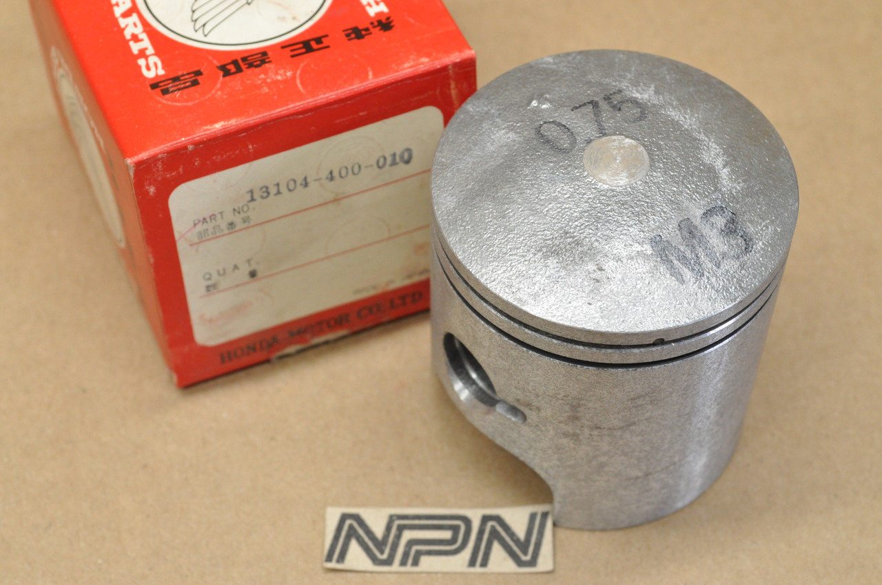 NOS Honda 1976-78 CR125 M Elsinore Piston .75 Oversize 13104-400-010