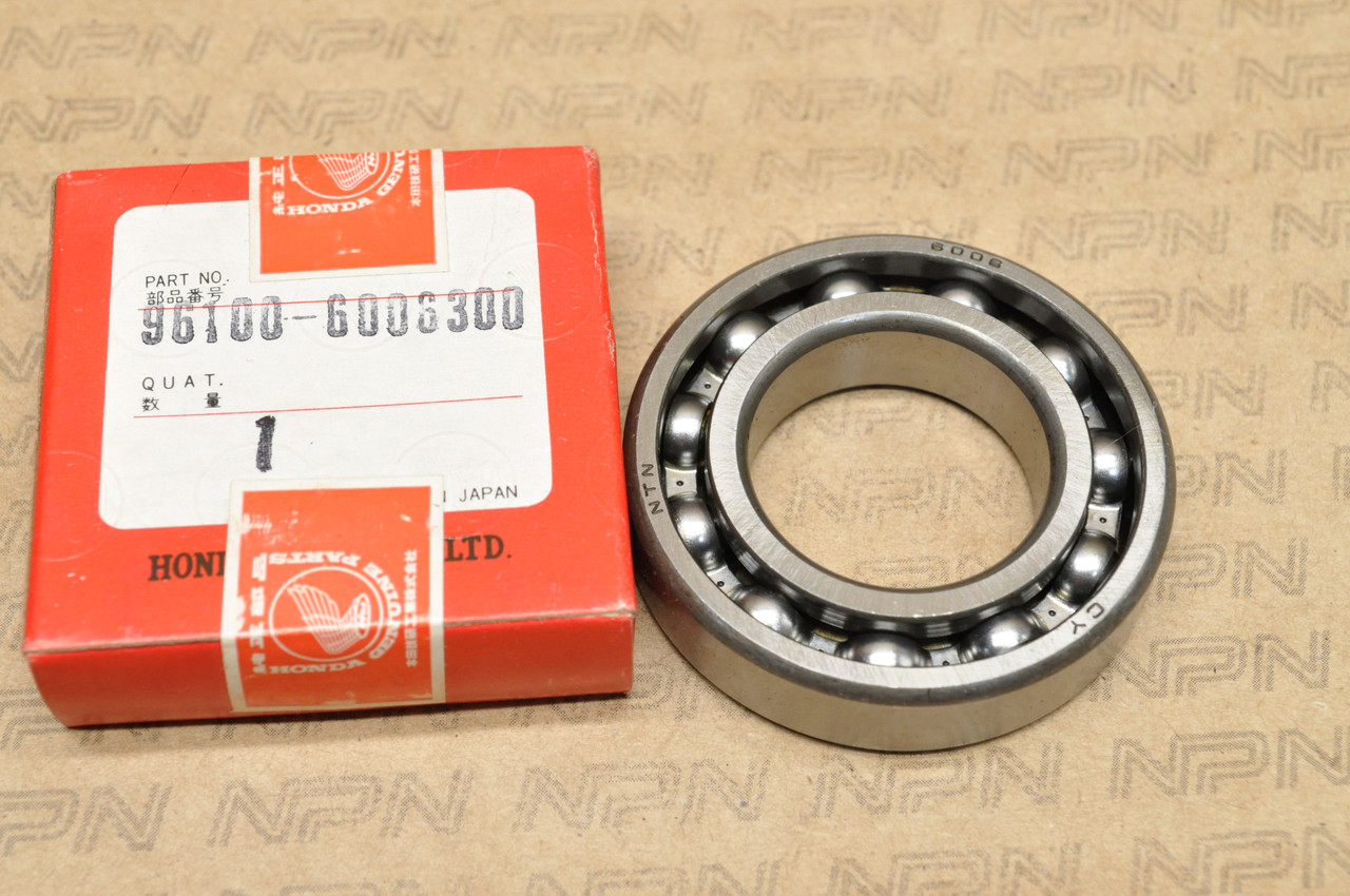 NOS Honda CX500 GL500 GL650 Silver Wing TRX420 Ball Bearing 6006 96100-60063-00