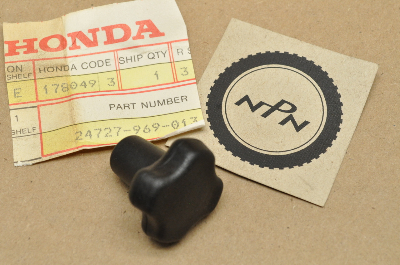 NOS Honda 1984 ATC200 ES Big Red TRX200 Sub Transmission Lever Knob 24727-969-013