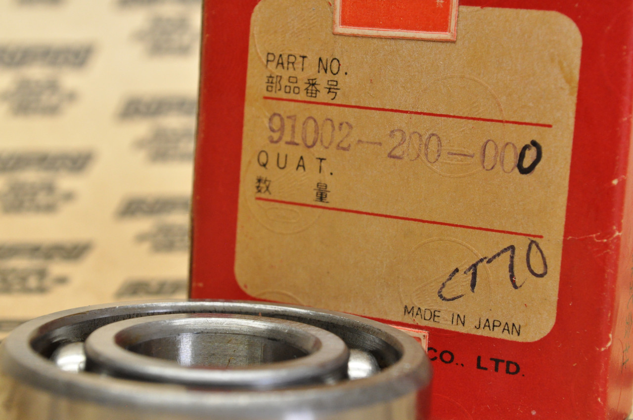 NOS Honda CA95 CB92 CL125 SS125 Transmission Ball Bearing 6204 91002-200-000