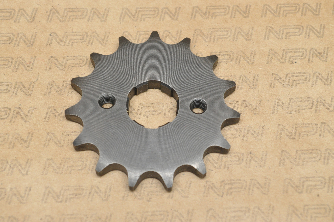 NOS Honda CA160 CB160 CL160 Steel Front Chain Drive Sprocket 15T 23801-216-000