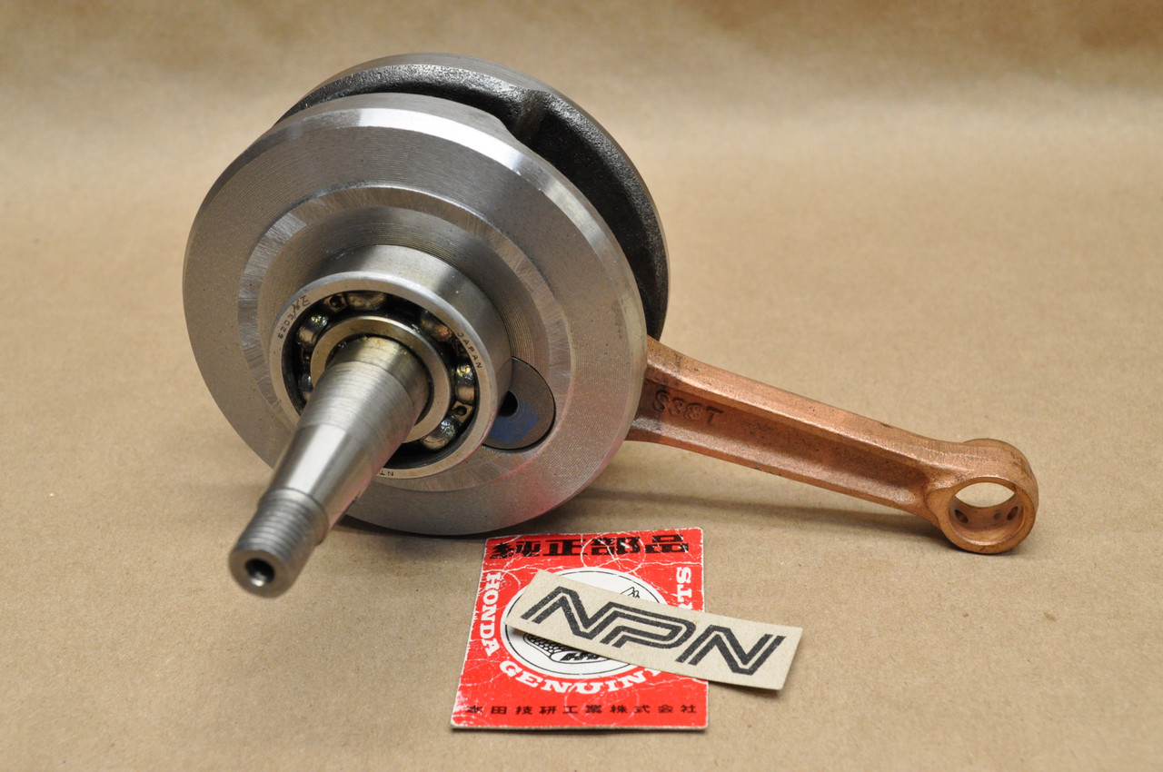 NOS Honda C100 CA100 Crank Shaft w/ Connecting Rod & Bearing Assy 13000-001-314