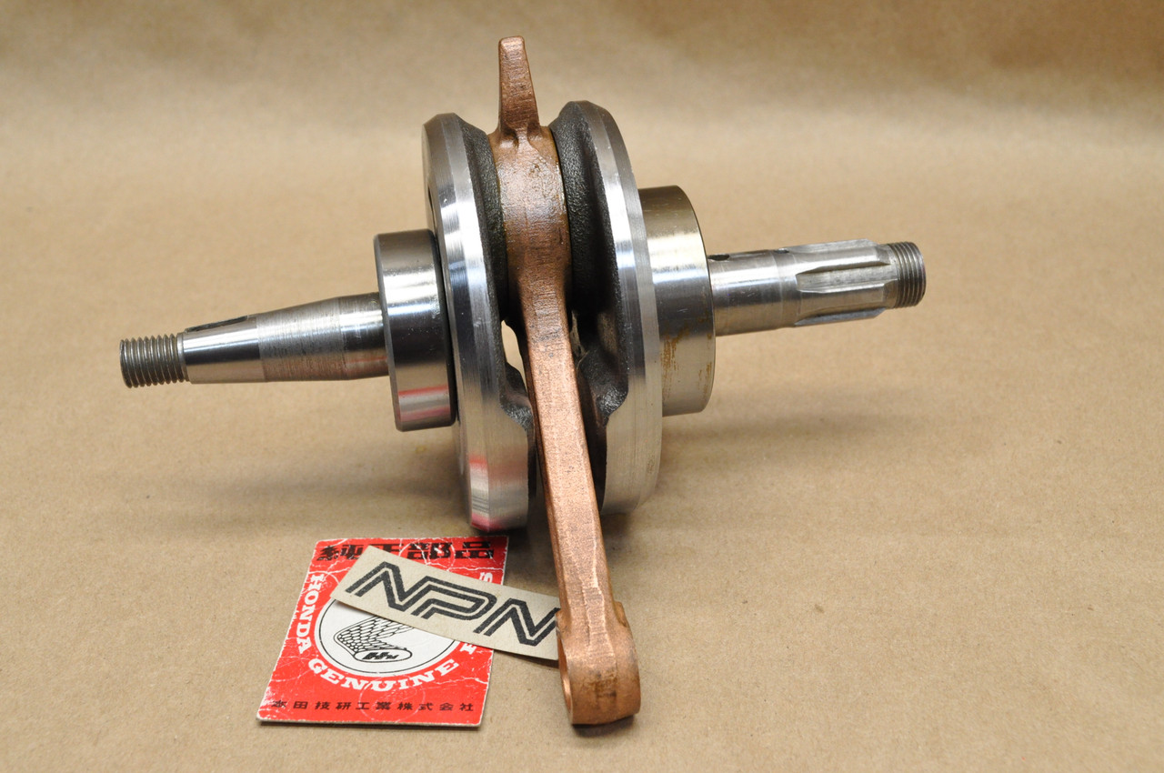 NOS Honda C100 CA100 Crank Shaft w/ Connecting Rod & Bearing Assy 13000-001-314