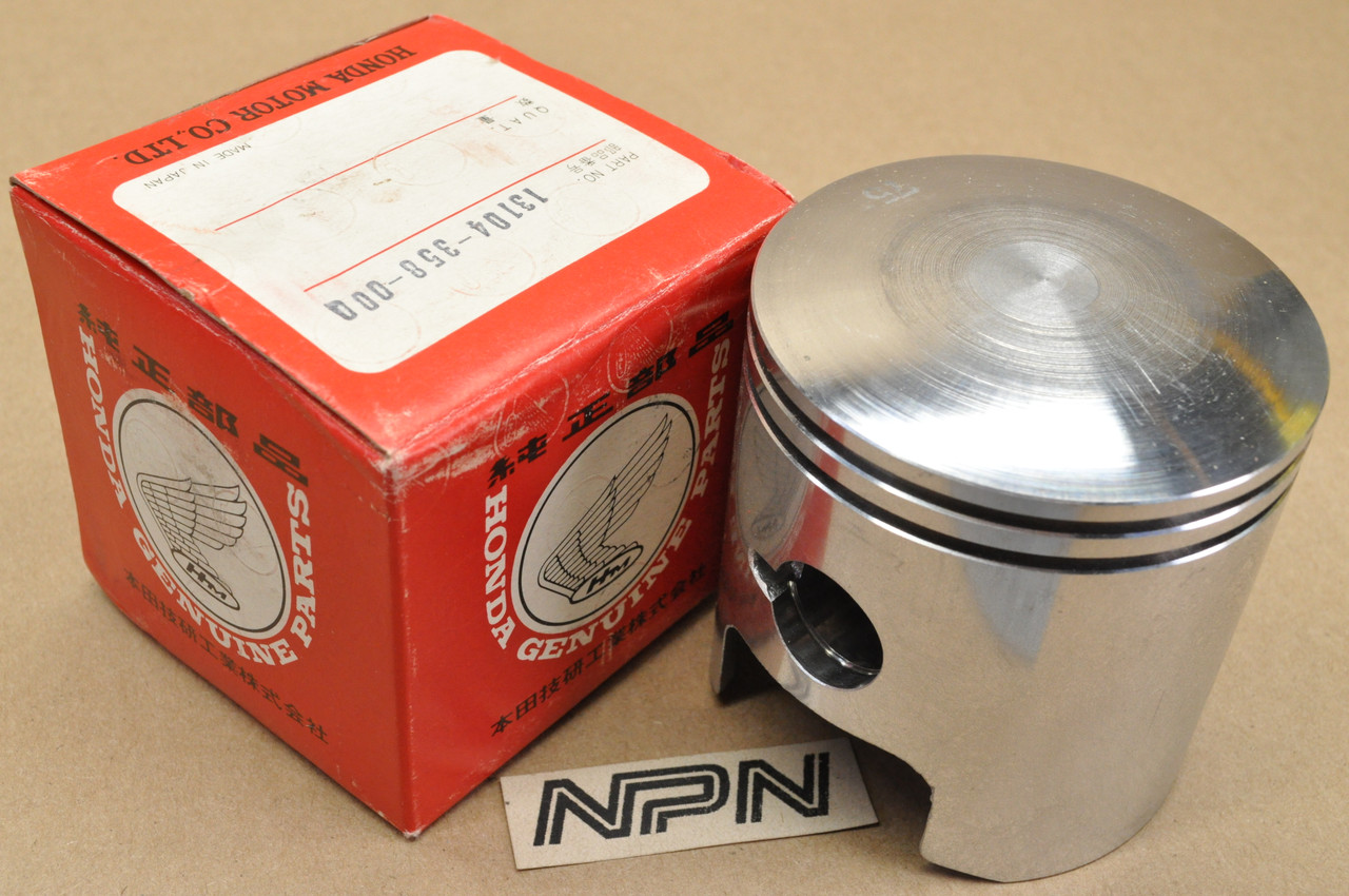 NOS Honda 1977-84 FL250 Odyssey 1974-76 MT250 Piston .75 Oversize 13104-358-000