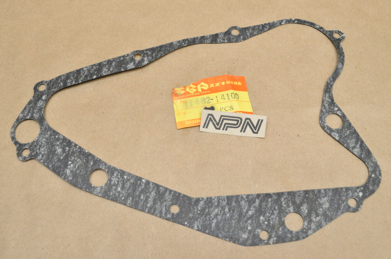 NOS Suzuki 1981-83 RM125 Crank Case Clutch Cover Gasket 11482-14100