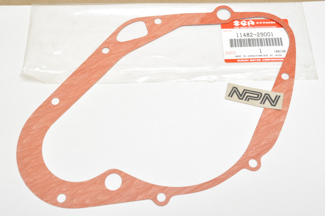 NOS Suzuki 1971-76 TS185 Crank Case Clutch Cover Gasket 11482-29001