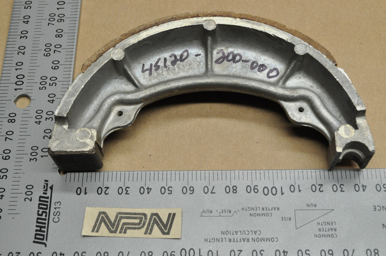 NOS Honda CA160 CA95 Front or Rear Brake Shoe Pad Set 45120-200-000