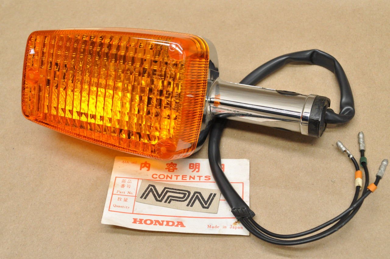 NOS Honda CB650 CB750 K CB750L Front Turn Signal Blinker Assembly 33450-425-672