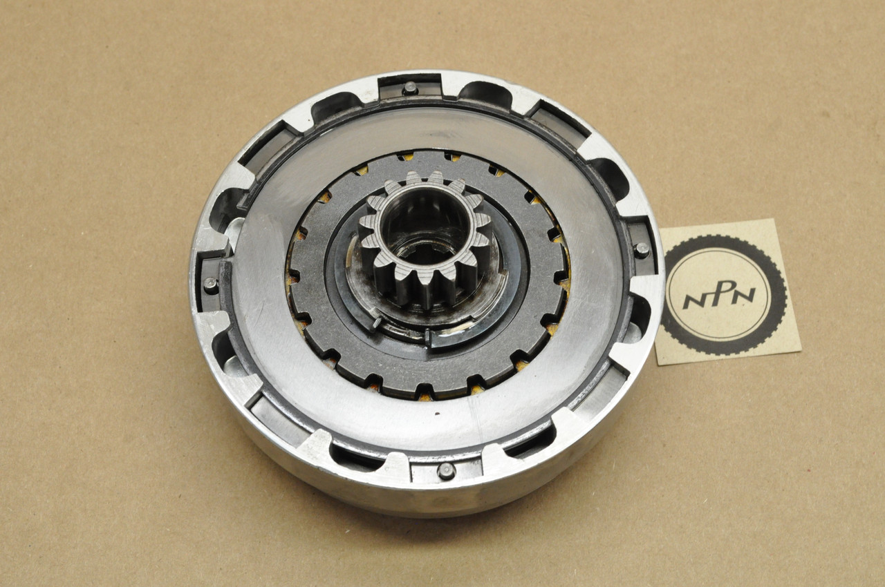 Vtg OEM Honda C100 C102 C105 T Clutch Basket Disk Plate Gear Assembly 22100-001-080