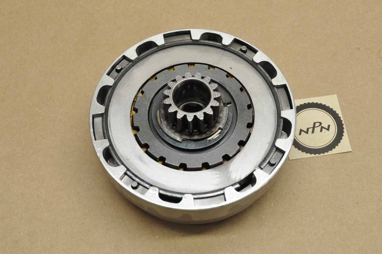 Vtg OEM Honda C100 C102 C105 T Clutch Basket Disk Plate Gear Assembly 22100-001-080