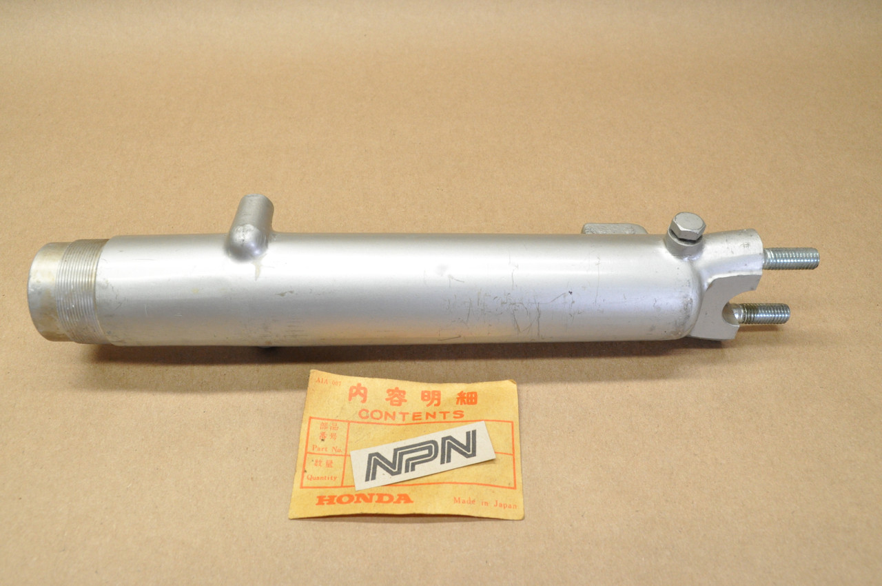 NOS Honda S90 Silver Left Front Fork Lower Tube Pipe 51566-028-040