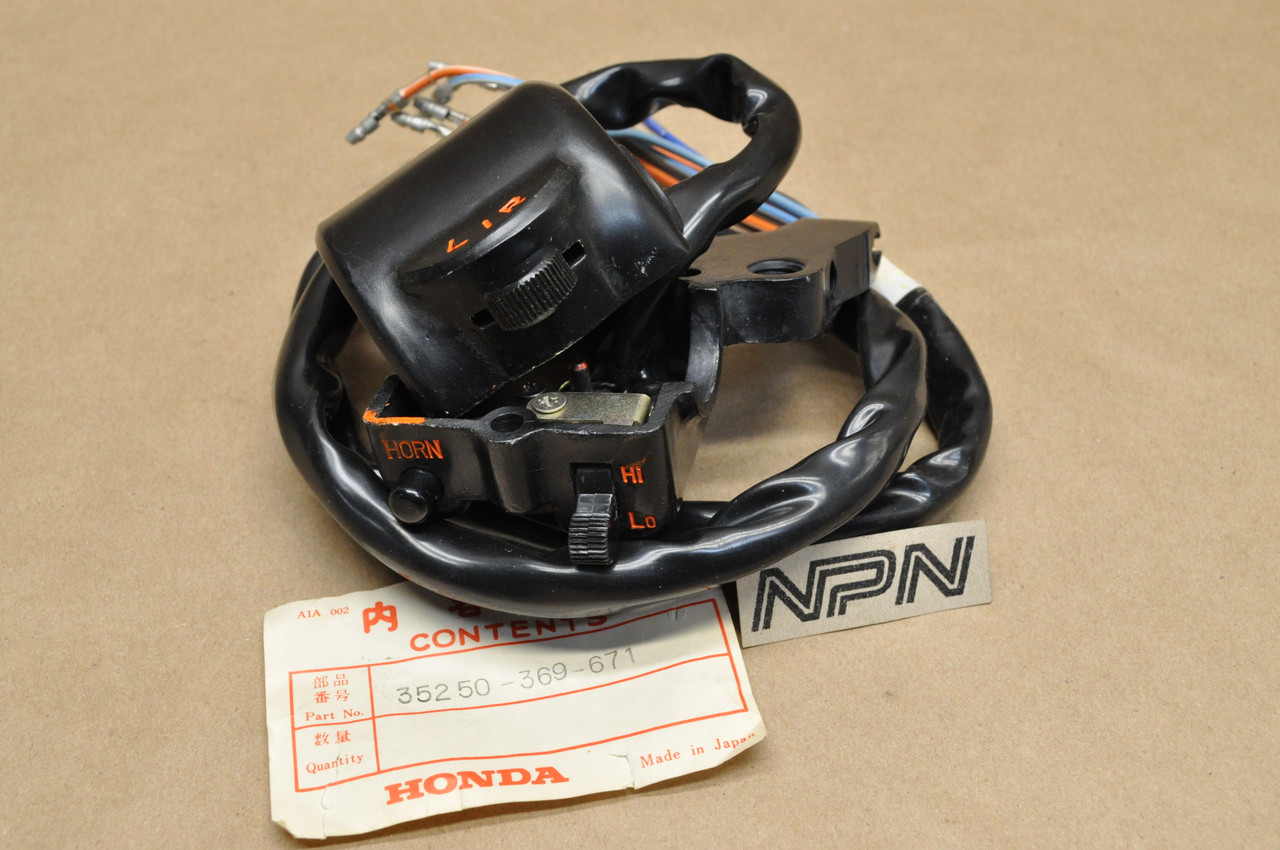 NOS Honda CB360 CL360 Turn Signal & Horn Control Switch 35250-369-671