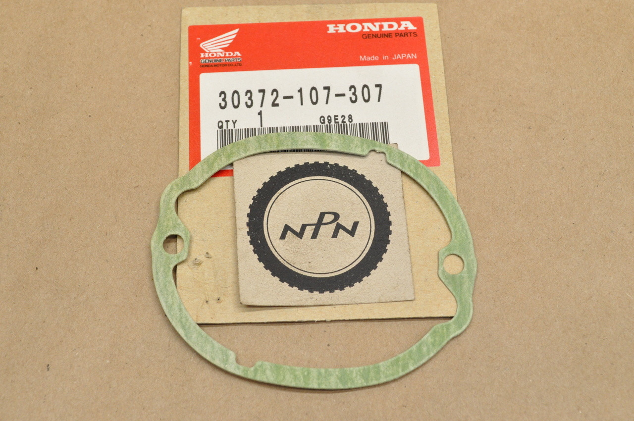 NOS Honda CB100 CB125 CL100 CL125 CT125 SL100 SL125 TL125 XL100 XL125 Points Cover Gasket 30372-107-307