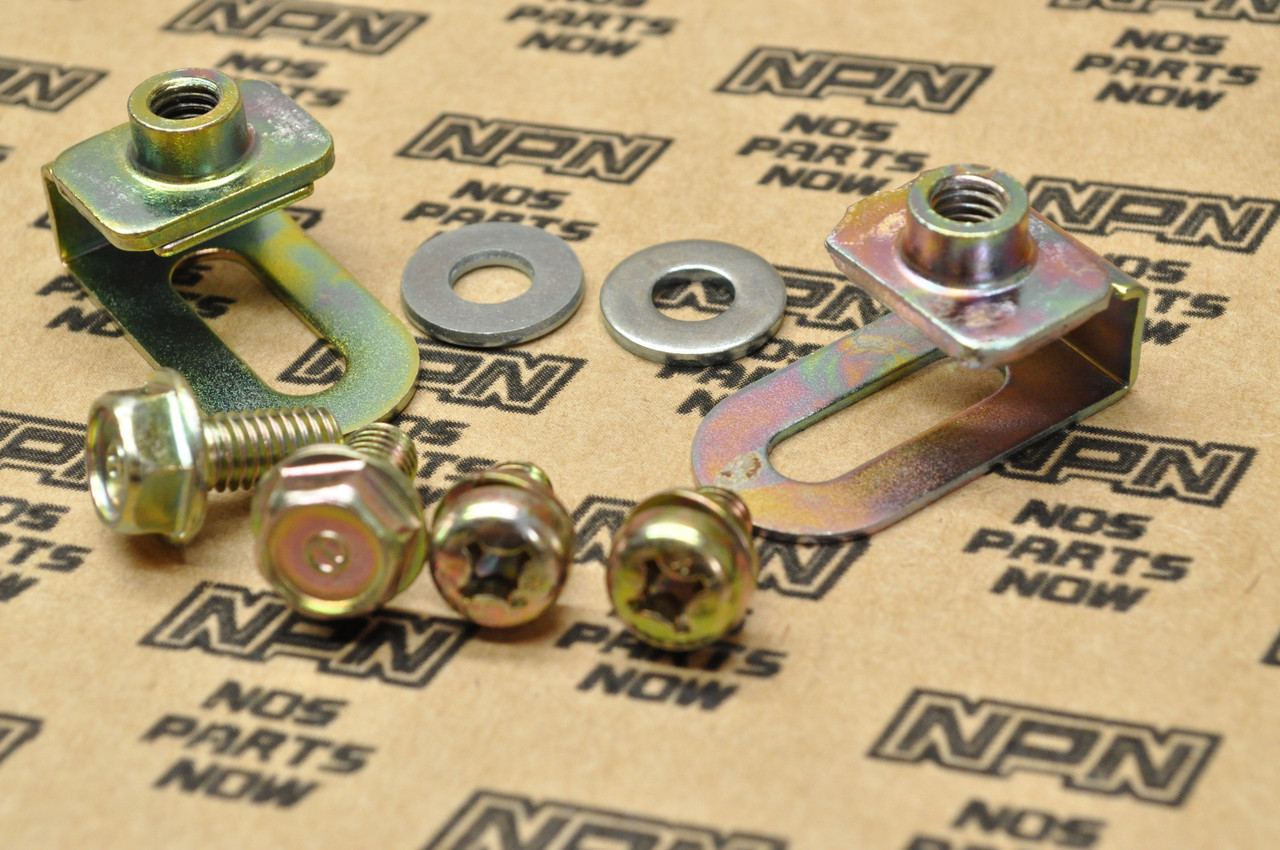 NOS Honda 1984 ATC200 ES Big Red Rear Fender Setting Bolt Bracket Set 50010-969-305