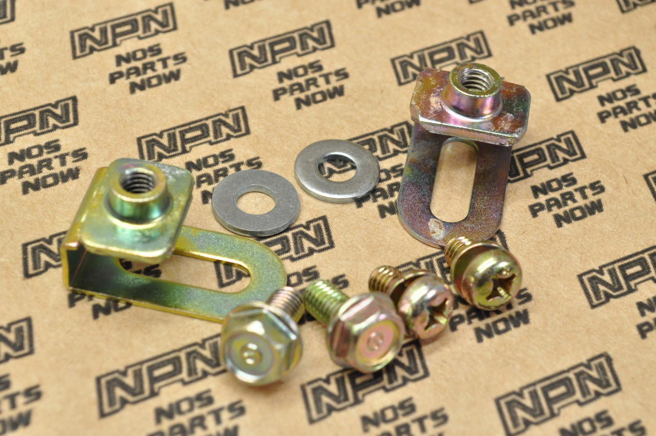 NOS Honda 1984 ATC200 ES Big Red Rear Fender Setting Bolt Bracket Set 50010-969-305