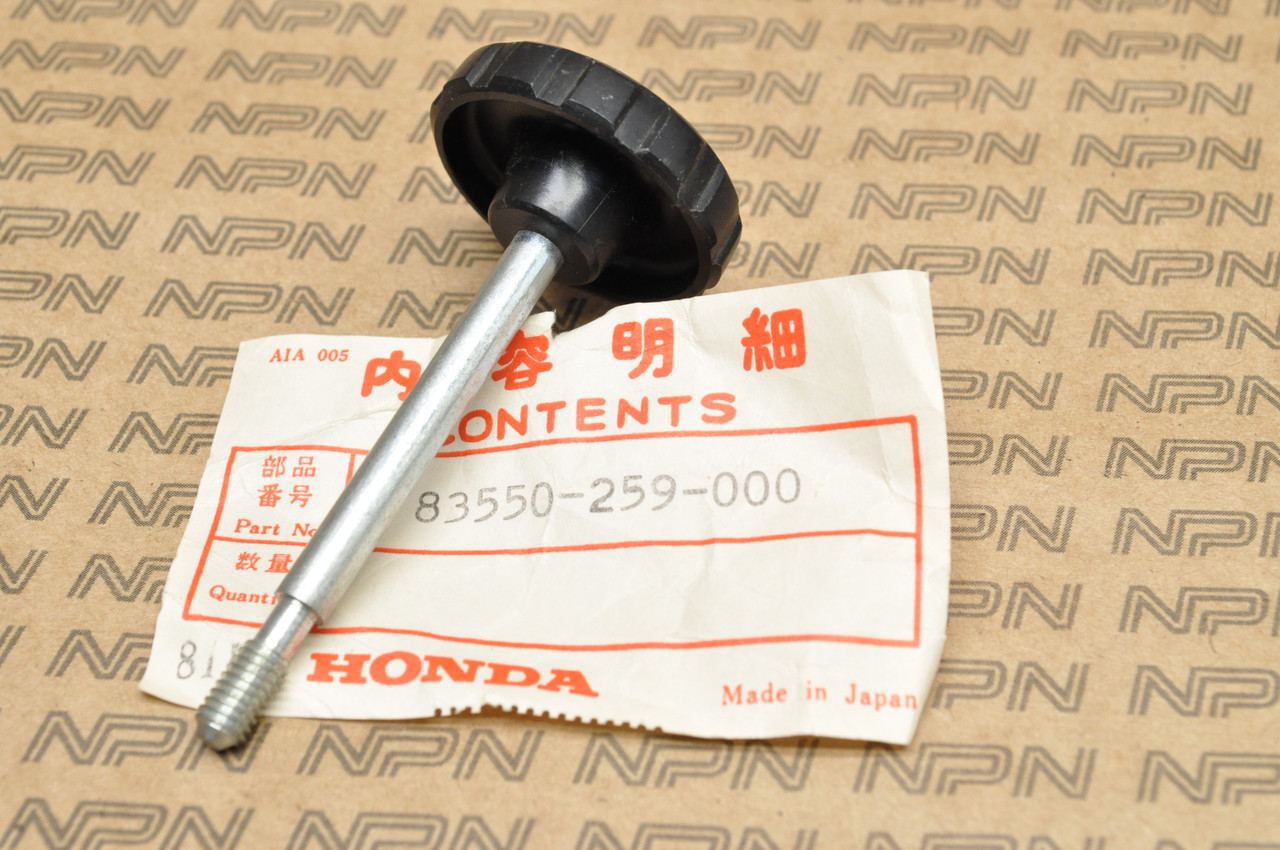 NOS Honda CA72 CA77 Tool Box Left Side Cover Latch Knob Screw 83550-259-000