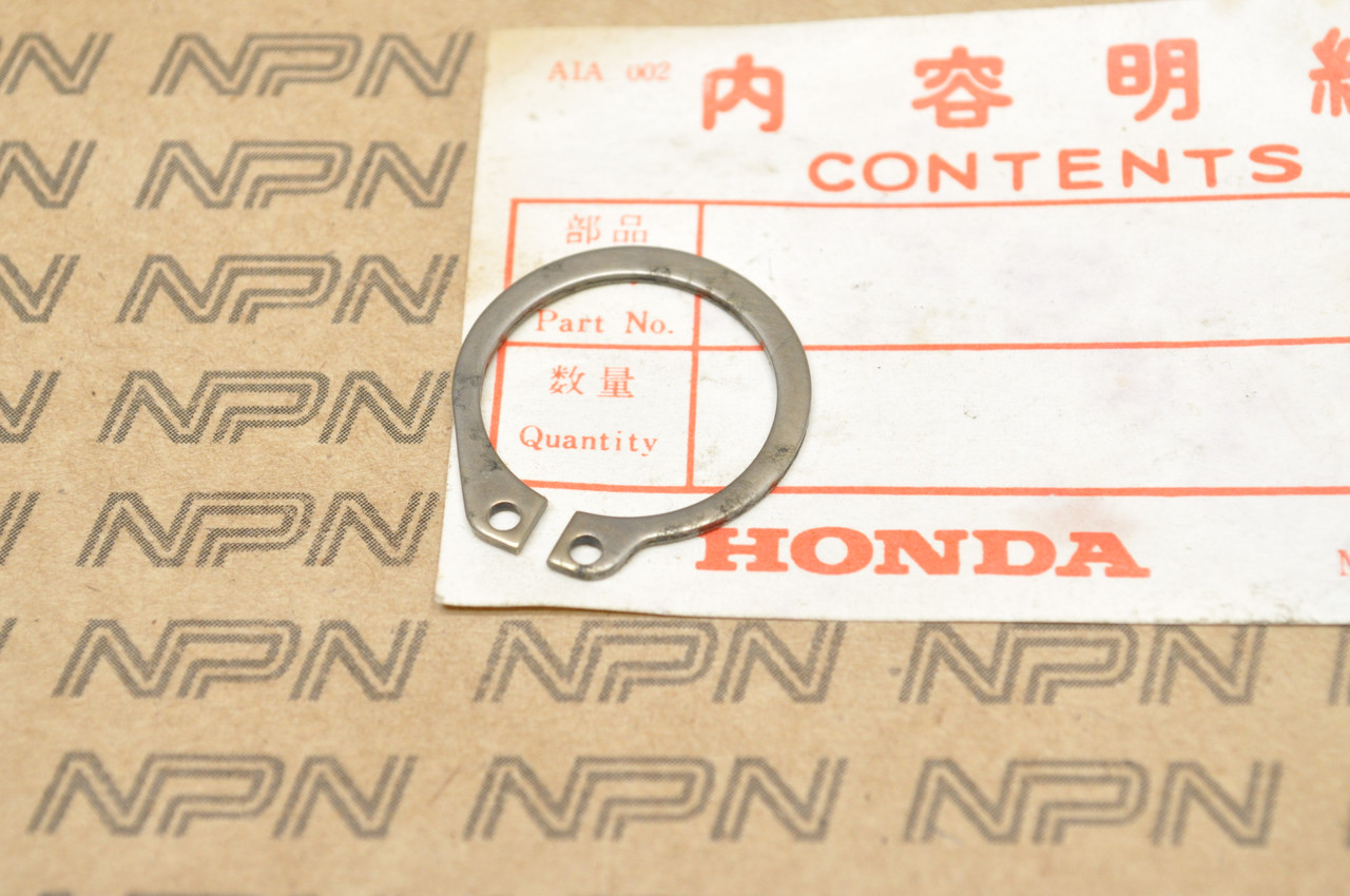 NOS Honda CA72 CB750 CL77 CR250 MR250 MT250 XL75 XL80 Circlip 94510-22000