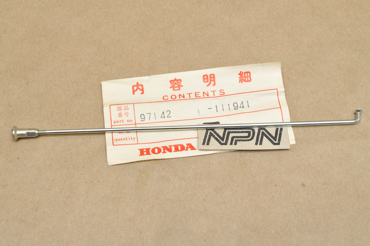 NOS Honda P50 Little Honda Front Wheel Spoke A & Nipple Set 97142-11194-1