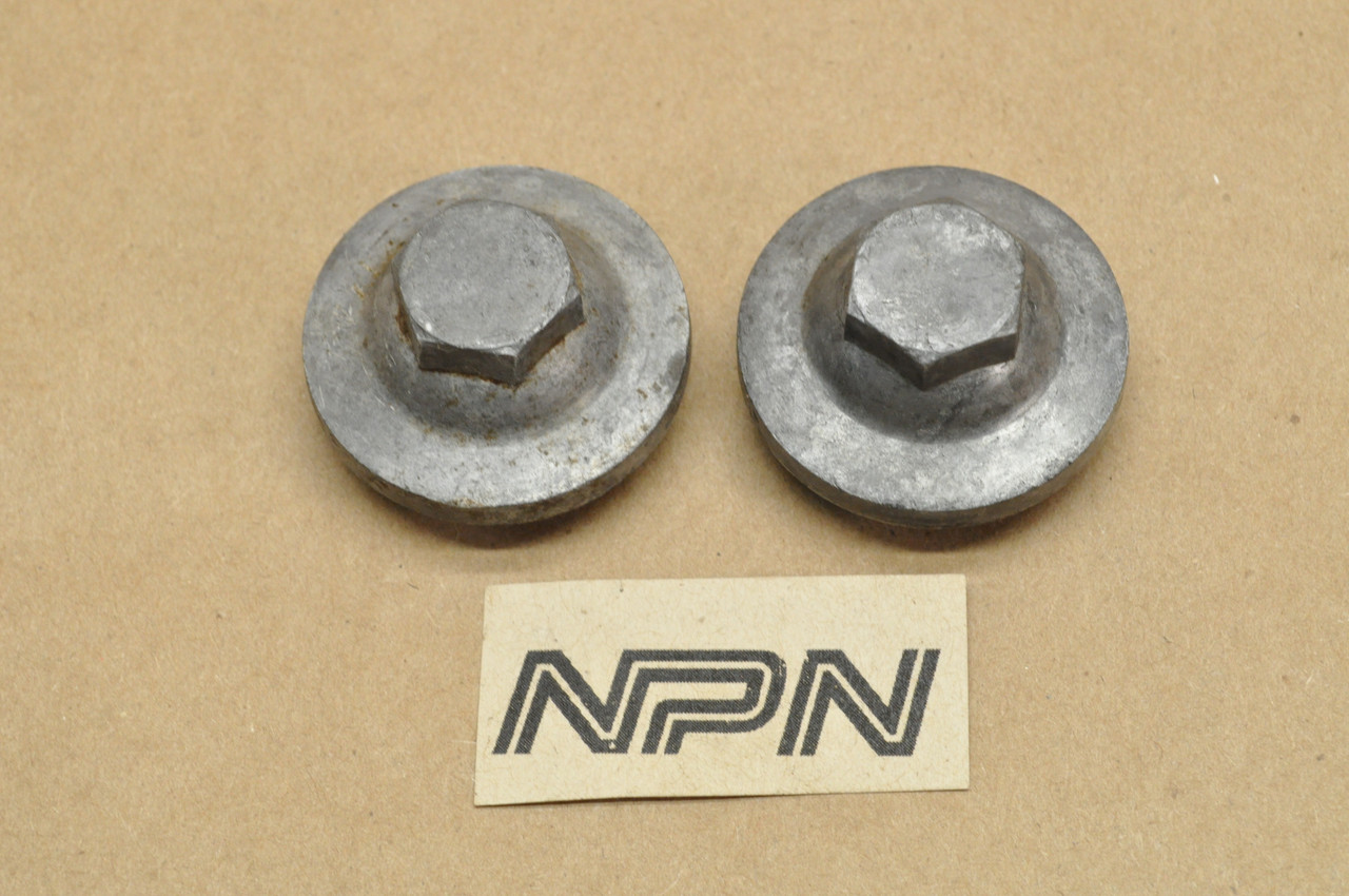 Vtg Used OEM Honda C100 C102 C105 C110 C200 CT200 Tappet Cover Qty2 12361-001-020