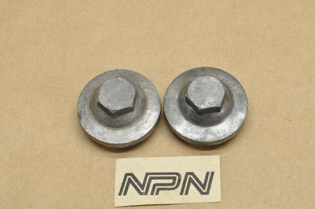 Vtg Used OEM Honda C100 C102 C105 C110 C200 CT200 Tappet Cover Qty2 12361-001-020