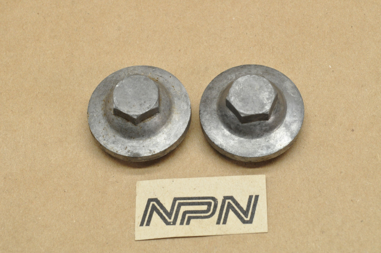 Vtg Used OEM Honda C100 C102 C105 C110 C200 CT200 Tappet Cover Qty2 12361-001-020
