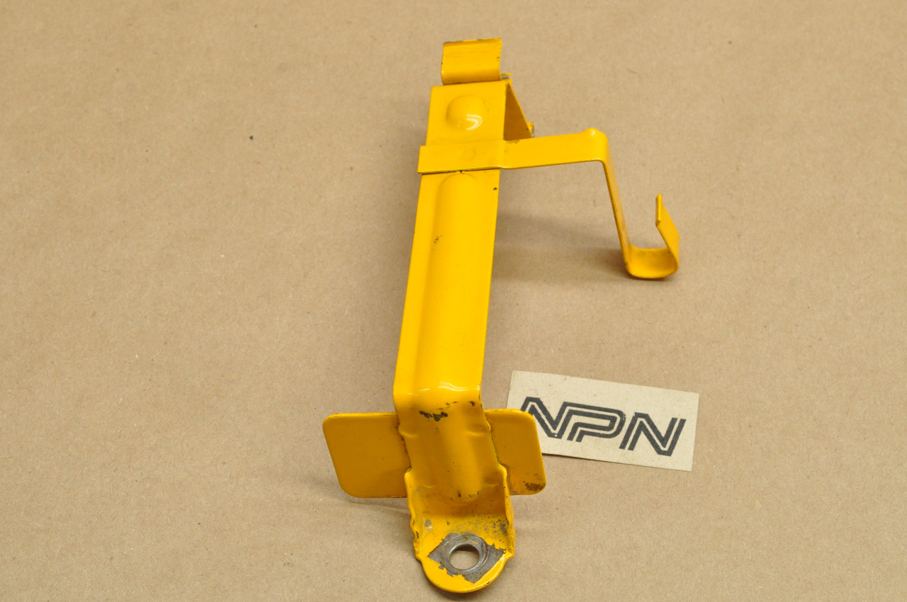 Vtg Used OEM Honda C102 CM91 CT200 Battery Box Band Bracket Yellow 50373-033-000