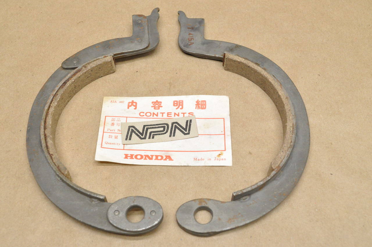 NOS Honda P50 Little Honda Rear Wheel Brake Shoe Pad Set 43120-044-010