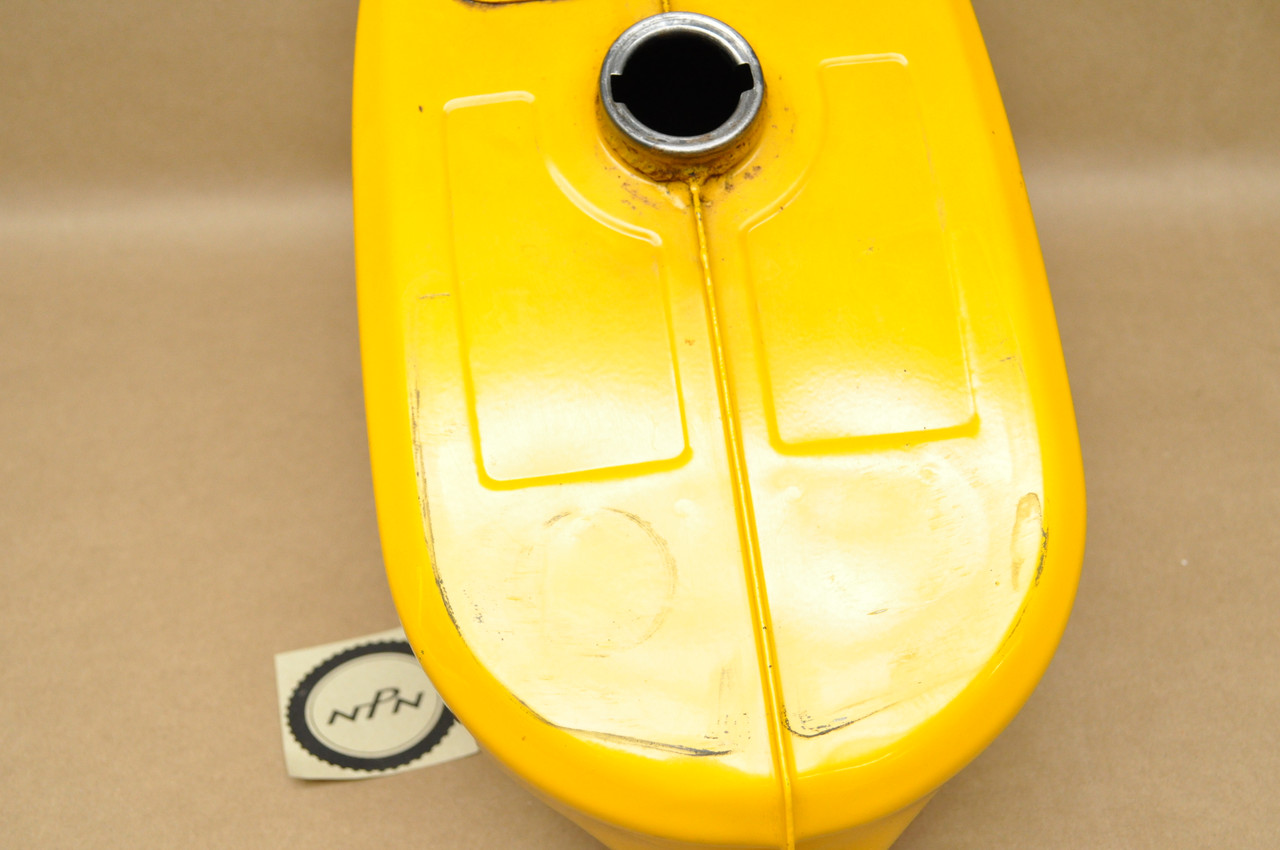 Vintage Used OEM Honda CT200 CT90 Fuel Gas Tank Yellow 17500-001-822