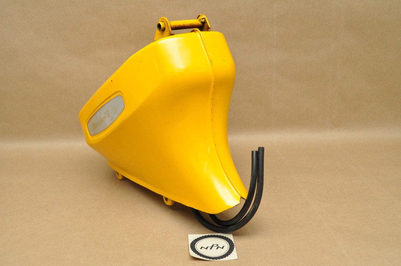 Vintage Used OEM Honda CT200 CT90 Fuel Gas Tank Yellow 17500-001-822