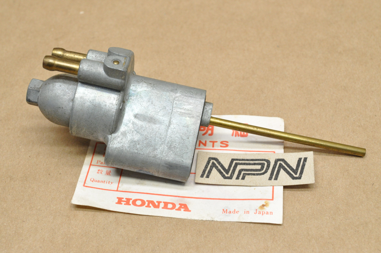 NOS Honda 1975-76 CB200 T Keihin Fuel Gas Tank Petcock Valve 16950-389-670