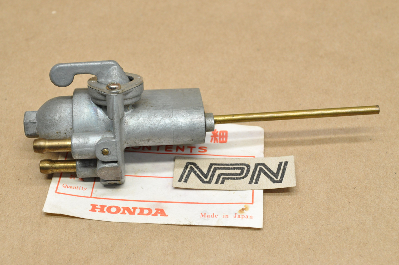 NOS Honda 1975-76 CB200 T Keihin Fuel Gas Tank Petcock Valve 16950-389-670