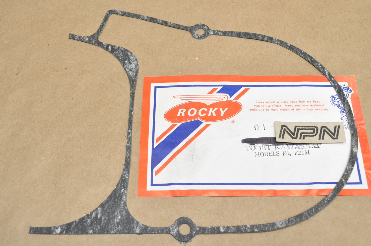 NOS Kawasaki F21M F4 Rocky Left Side Engine Cover Gasket 14045-003