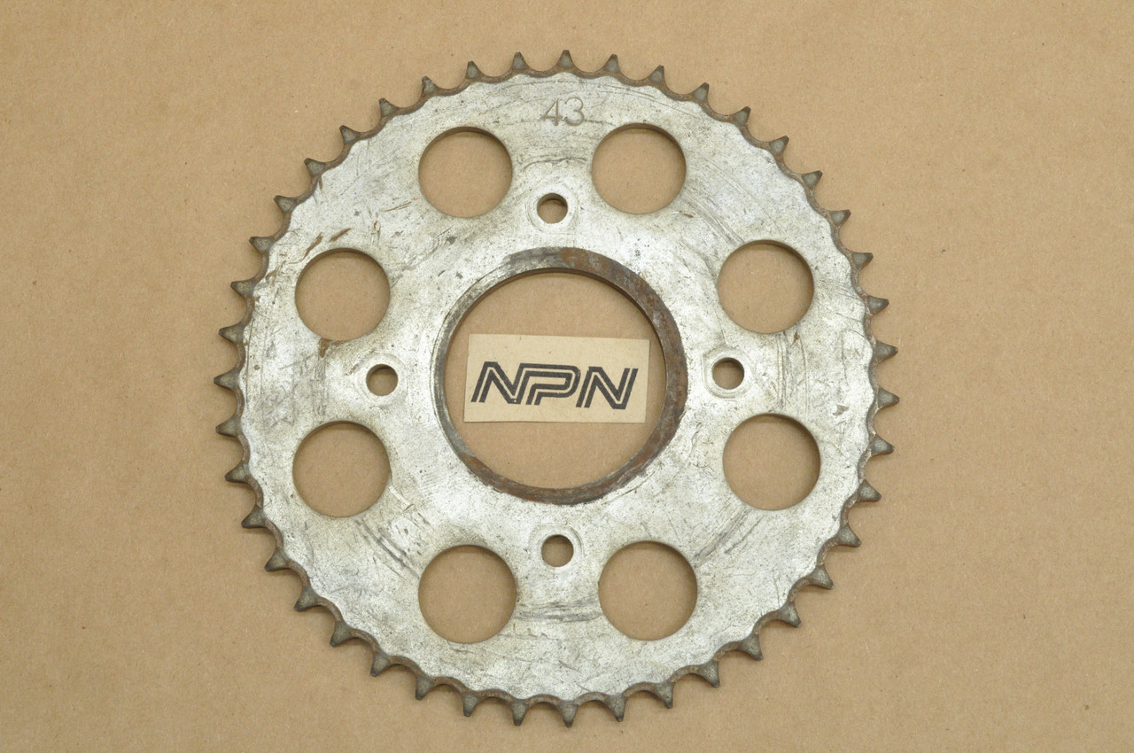 Vtg Used OEM Honda CB160 CL160 CL175 SL100 Steel Rear Drive Sprocket 43T 41201-216-000