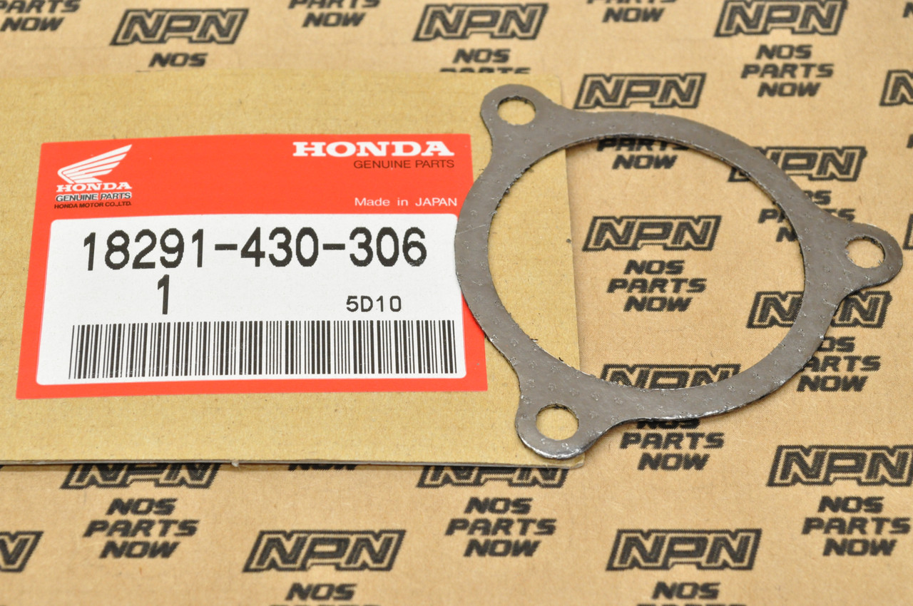 NOS Honda ATC250 CR250 CR450 CR480 TRX250 R Exhaust Pipe Gasket 18291-430-306