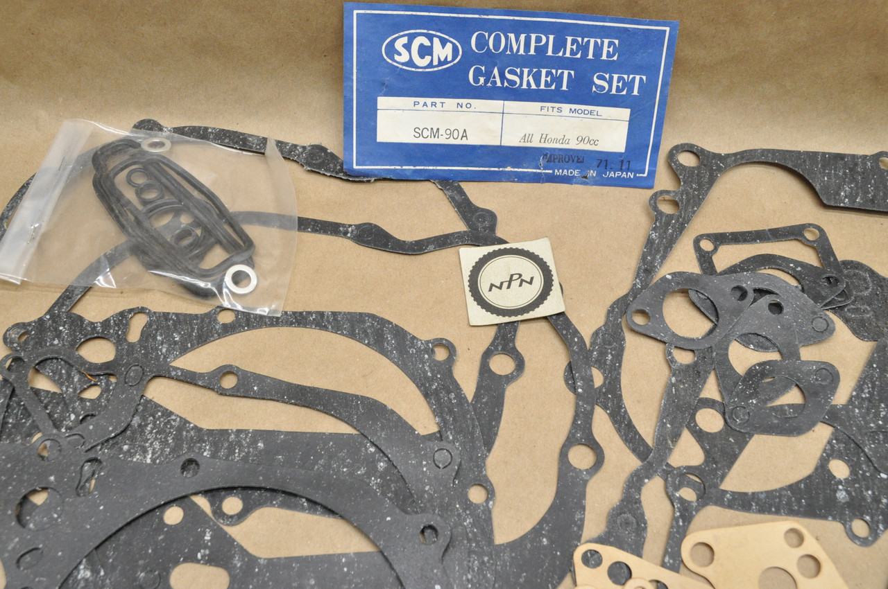 NOS Honda CL90 S90 SL90 SCM Complete Gasket Seal Kit 06111-028-000