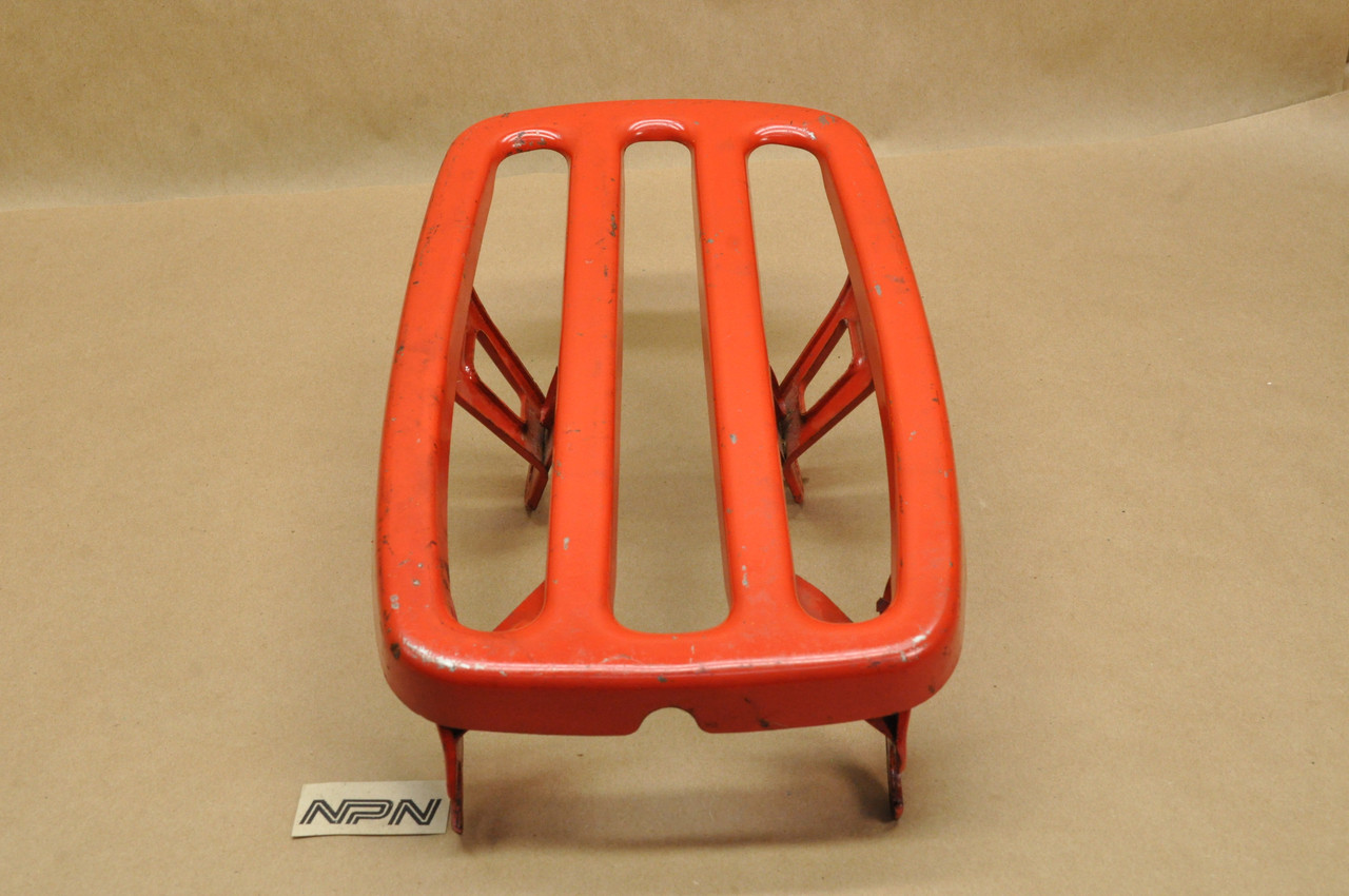 Vintage Used Yamaha YG1 Trailmaster Luggage Carrier Cargo Rack Red 124-24810-00