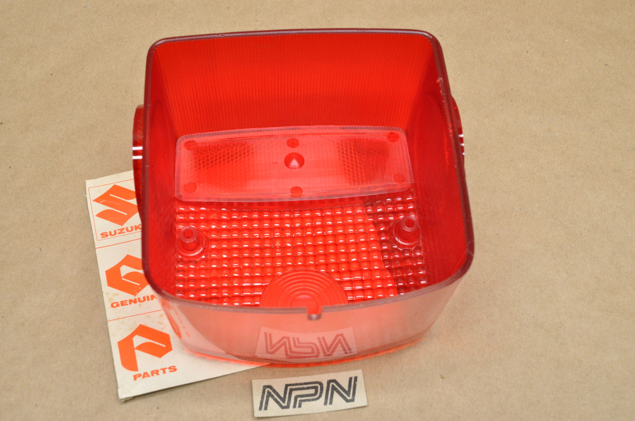 NOS Suzuki SP370 TS100 TS125 TS185 TS250 Tail Light Lens Cover 35712-30511