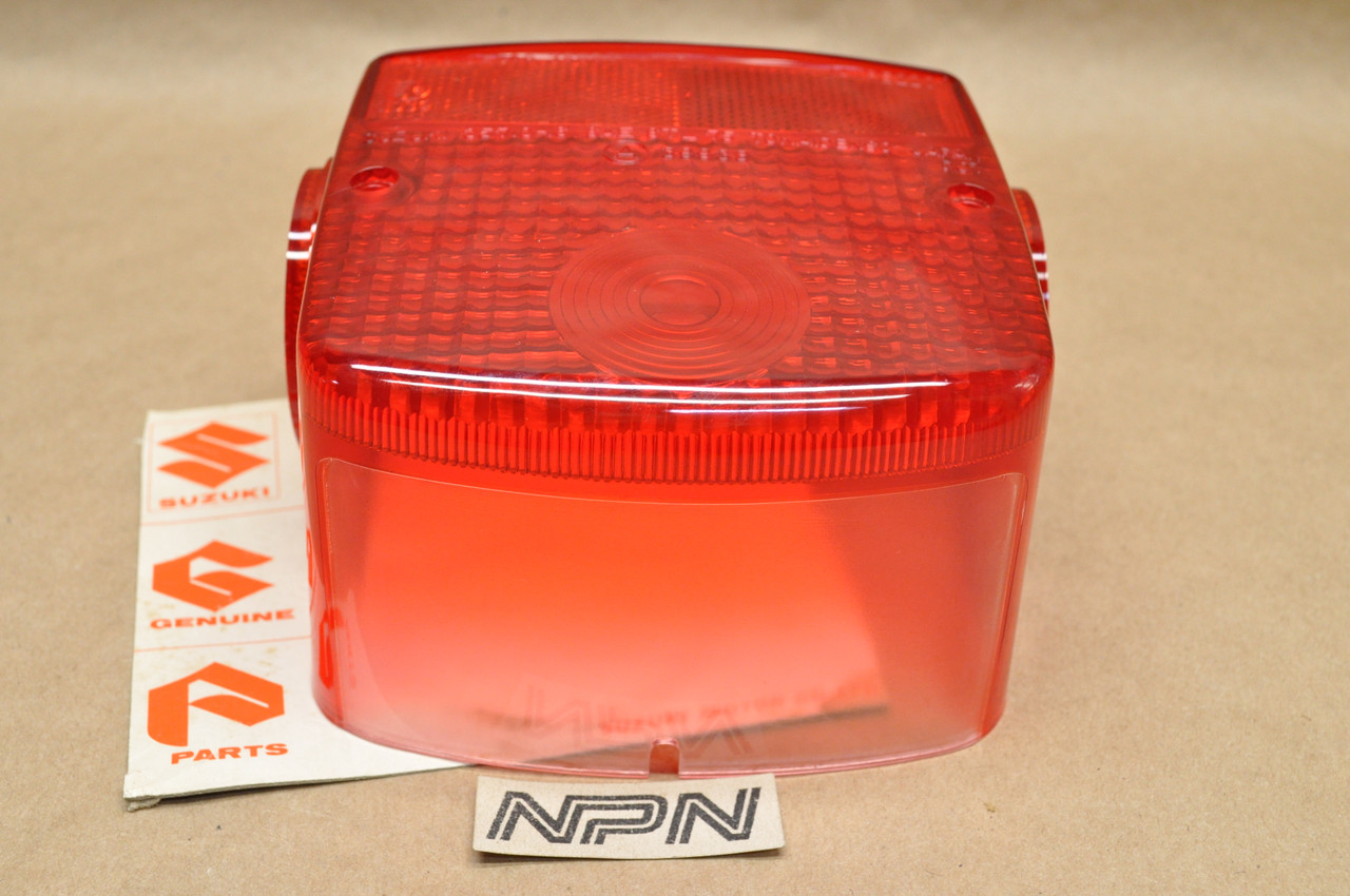 NOS Suzuki SP370 TS100 TS125 TS185 TS250 Tail Light Lens Cover 35712-30511