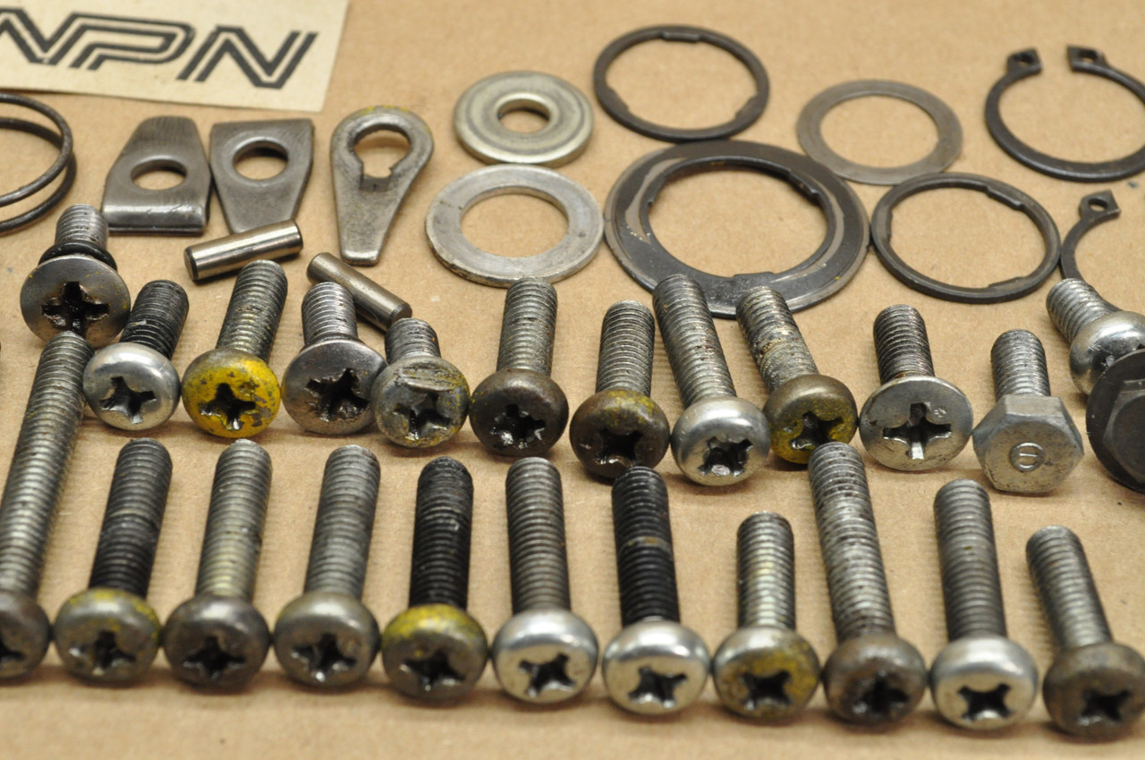 Vintage Used OEM Honda CT90 K5 Screw Bolt Spring Plate Nut Bearing Hardware Lot 