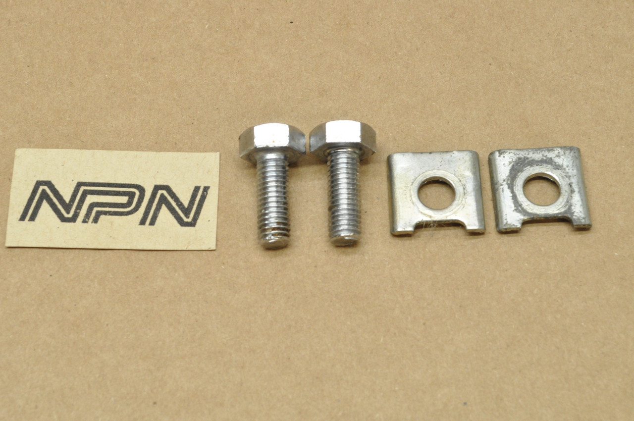 Vintage OEM Honda CL90 S90 Head Light Bucket Mount Bolt & Washer Lot 92000-08022-0B