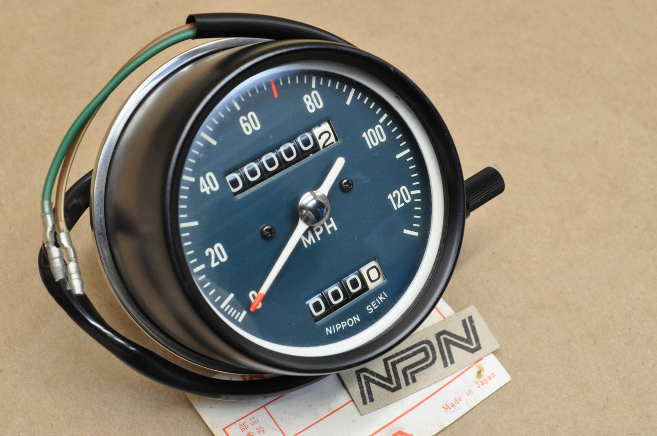 NOS Honda CB450 K4 CL450 K4 Speedometer MPH Gauge & Trip Meter 37230-319-671