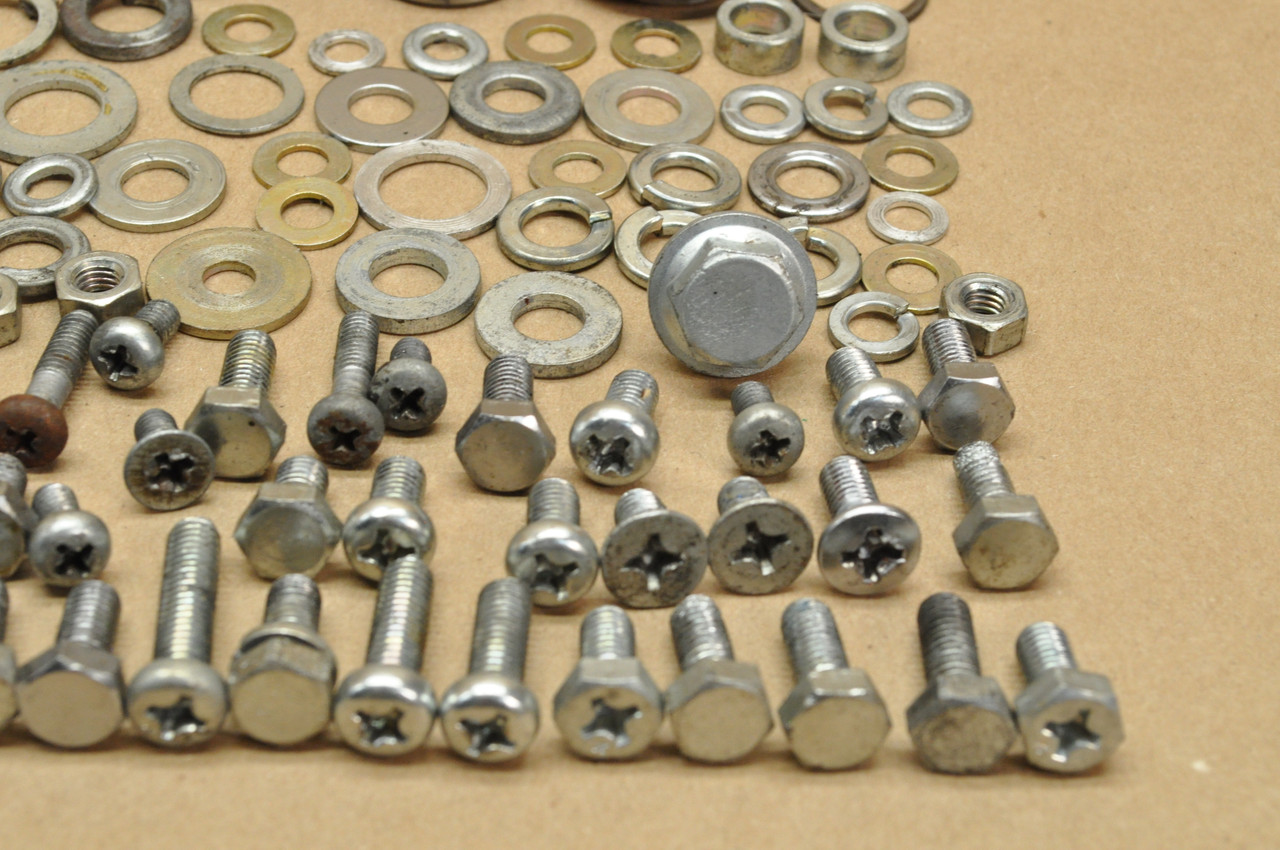 Vtg Used OEM Honda CL90 Bolt Screw Washer Nut Bearing Clip Hardware Lot