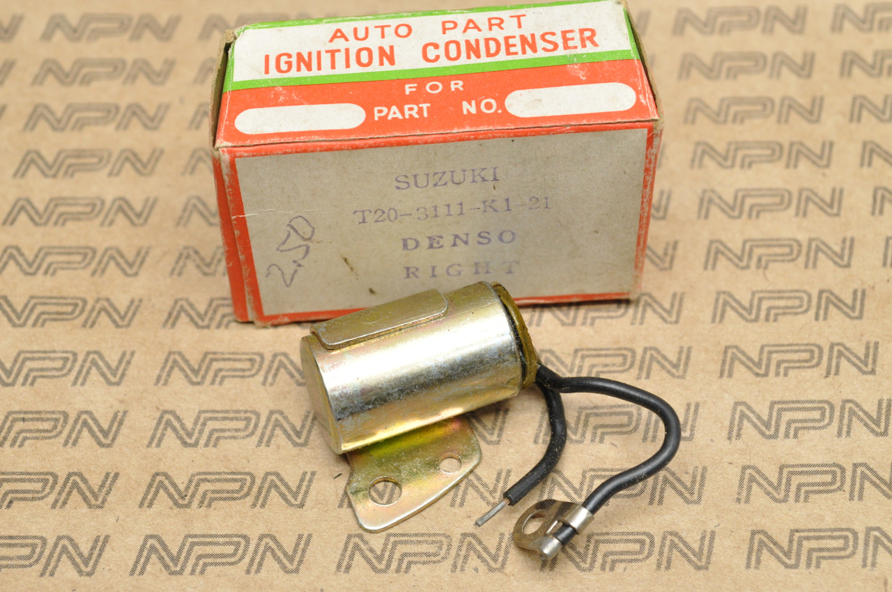 NOS Suzuki T20 X6 TC250 KS Right Ignition Condenser 31641-11011
