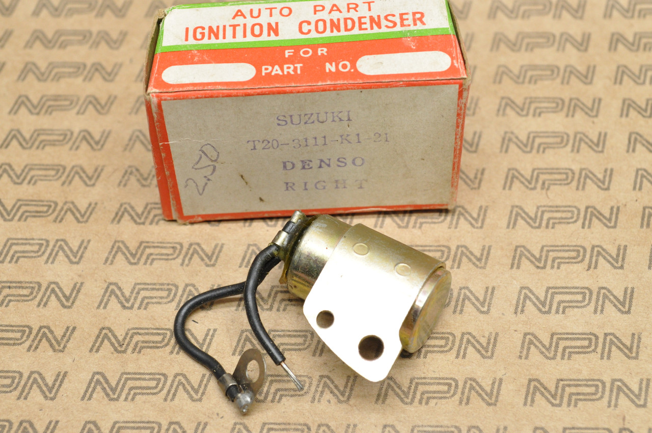 NOS Suzuki T20 X6 TC250 KS Right Ignition Condenser 31641-11011