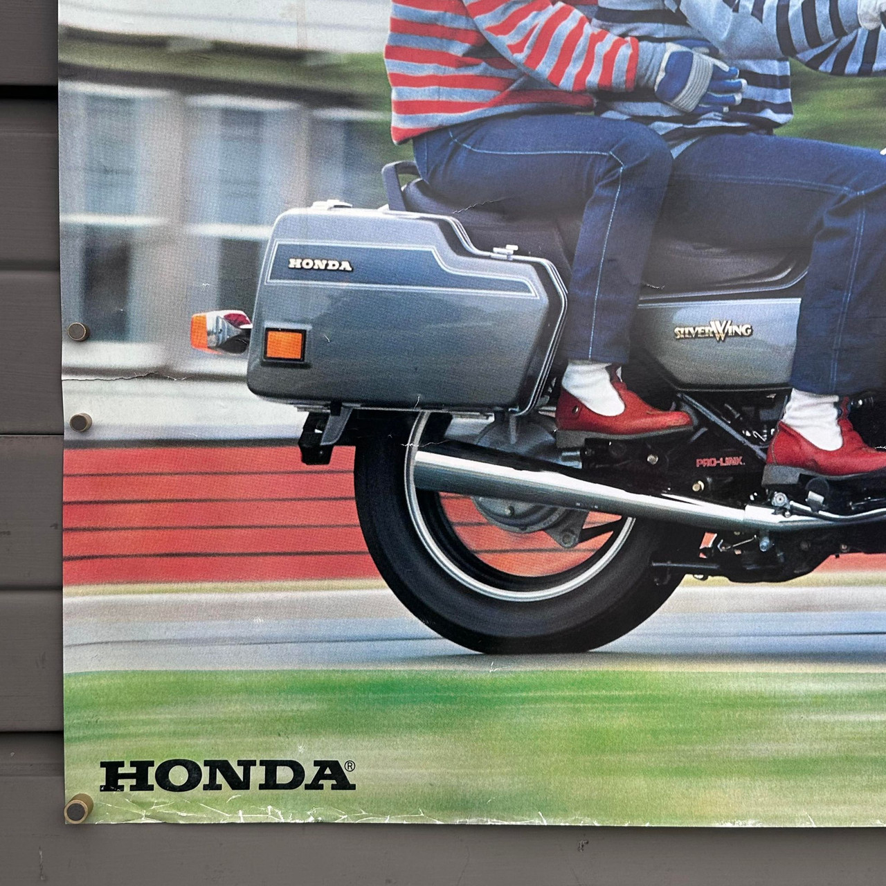 Vintage 1983 Honda GL650 Silver Wing Motorcycle Poster GL650 DX-II