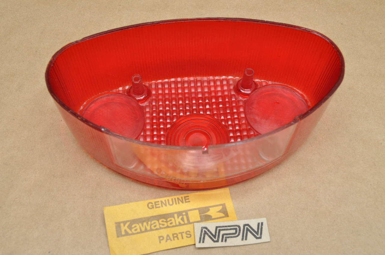 NOS Kawasaki F3 F7 F9 G3 G5 H1 H2 KH500 KV100 S2 Tail Light Lens Cover 23026-022