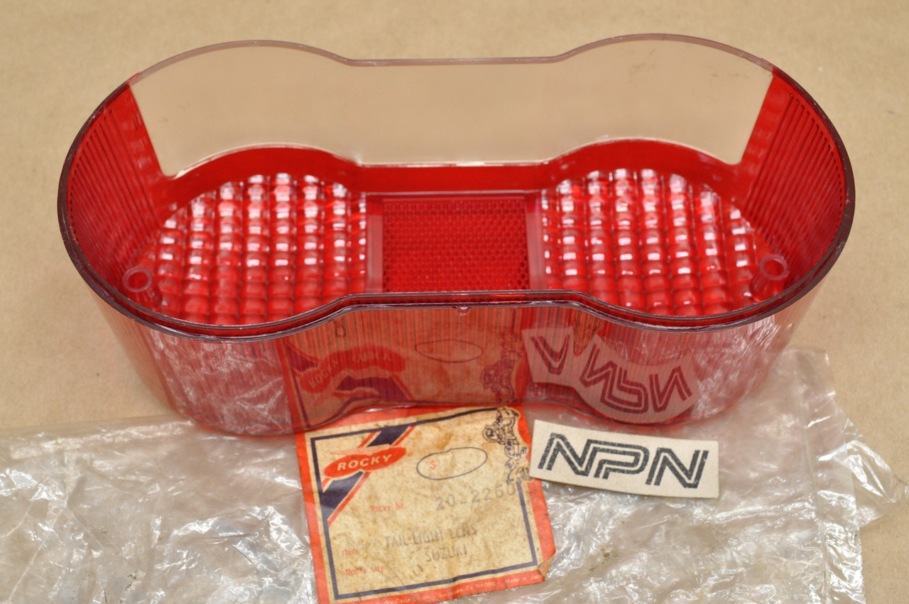 NOS Suzuki GT250 GT380 GT500 GT550 GT750 RE5 CGC Tail Light Lens 35712-27660