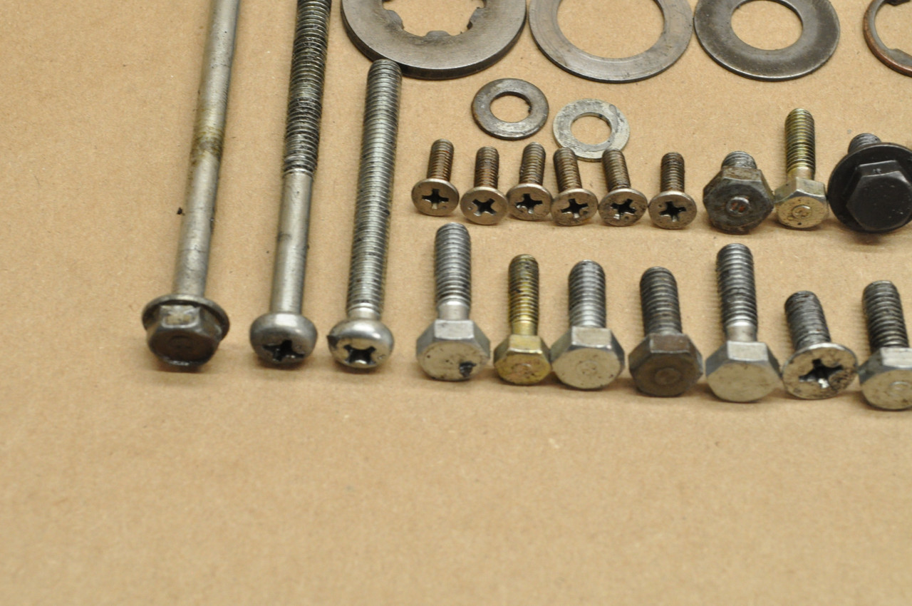 Vtg Used OEM Honda 1983 XL80 S Bolt Screw Washer Nut Collar Spring Hardware Lot