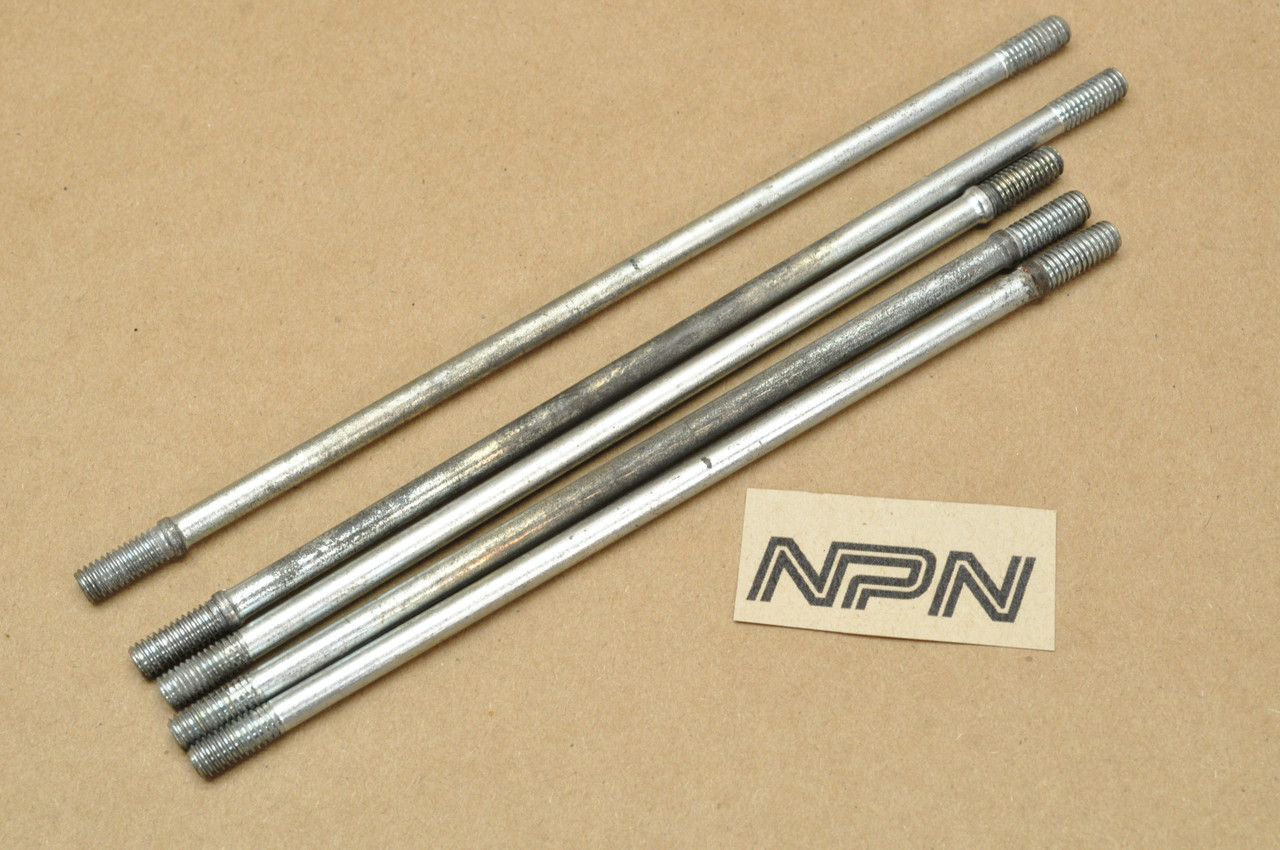 Vintage Used OEM Honda XR75 K0-1976 Cylinder Stud Bolt A & B Set 90031-116-000